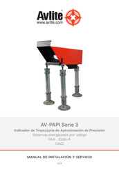 Avlite AV-PAPI 3 Serie Manual De Instalación Y Servicio