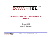 Davantel RUT500 Guía De Configuración Rápida