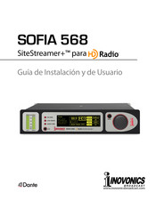 Inovonics Broadcast SiteStreamer+ SOFIA 568 Guía De Instalación Y De Usuario