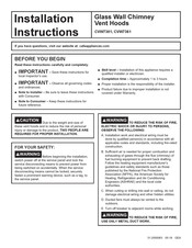 GEA CVW7301 Installation Instructions