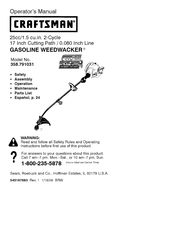 Sears Craftsman 358.791031 Manual Del Usuario