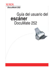 Xerox DocuMate 252 Guia Del Usuario