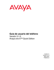 Avaya one-X Quick Edition Guía De Usuario
