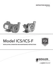 Xylem Goulds ICS-F Manual De Instruccion