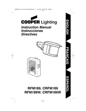 Cooper Lighting RFM189W Instrucciones