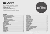 Sharp OZ-290H Manual De Operación