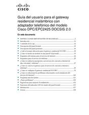 Cisco DPC2425 Guia Del Usuario