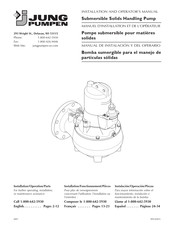 Jung Pumpen V3d-03 Manual De Instalación Y Del Operario