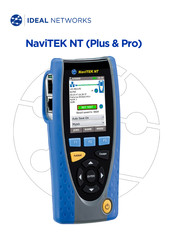 Ideal Networks NaviTEK NT Plus Manual De Instrucciones