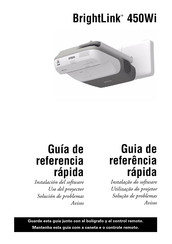 Epson BrightLink 450Wi Guía De Referencia Rápida