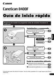 Canon CanoScan 8400F Guia De Inicio Rapido