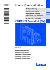 Lenze E94AYCEC Instrucciones Para El Montaje