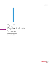 Xerox Duplex Portable Scanner Guía De Usuario