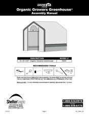 ShelterLogic GrowIT 70641 Ensamble Manual