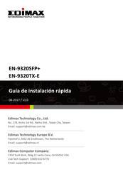 Edimax EN-9320SFP+ Guía De Instalación Rápida