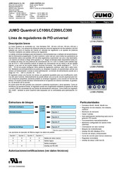 JUMO Quantrol LC200 Manual De Instrucciones