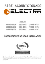 Electra SB-22H Serie Instrucciones De Uso E Instalación