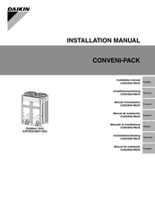 Daikin CONVENI-PACK LRYEQ16AY1 Manual De Instalación