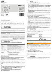Festo VTEM Instrucciones De Operación