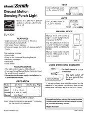 Heath Zenith SL-4300 Manual De Instrucciones