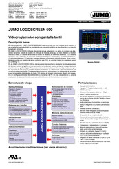 JUMO LOGOSCREEN 600 Manual De Instrucciones