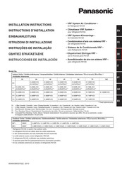 Panasonic S-45ML1E5 Instrucciones De Instalación