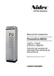 Nidec Powerdrive MD2S 1700T Manual De Instalación