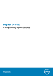 Dell Inspiron 24-5490 Configuración Y Especificaciones