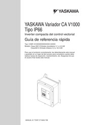 YASKAWA CA V1000 Guía De Referencia Rápida