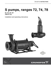 Grundfos ST 168-617 hp Instrucciones De Instalación Y Funcionamiento