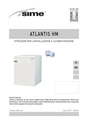 Sime ATLANTIS HM 30/50 Instrucciones De Instalación Y Mantenimiento