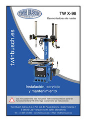 Twin busch TW X-98 Manual De Instrucciones