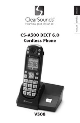 ClearSounds CS-A300 DECT 6.0 Manual Del Usuario