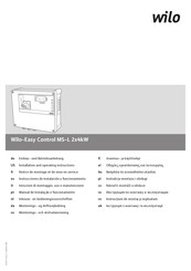 Wilo Easy Control MS-L 2x4kW Instrucciones De Instalación Y Funcionamiento