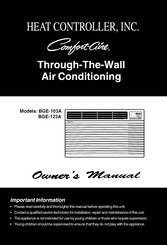 Heat Controller COMFORT-AIRE BGE-123A Manual De Instrucciones