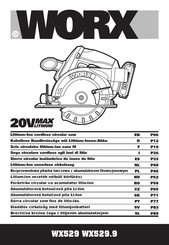 Worx WX529 Manual Del Usuario
