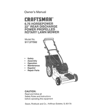 Craftsman 917.377592 El Manual Del Propietario