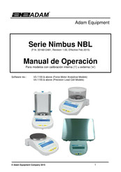 Adam Equipment NBL 164 e/i Manual De Operación