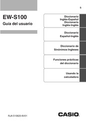 Casio EW-S100 Guia Del Usuario