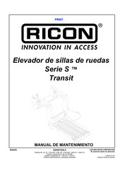 Ricon S Serie Manual De Mantenimiento