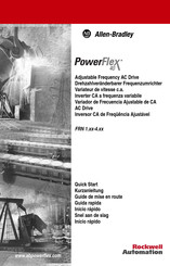 Rockwell Automation Allen-Bradley PowerFlex 40 Guida Rapida