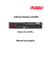 Turbo Energy Lithium Serie Manual De Usuario