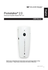 Williams Sound Pocketalker 2.0 Manual Del Usuario