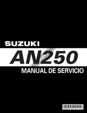 Suzuki AN250 Manual De Servicio