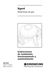 Crowcon Xgard Instrucciones De Instalación, Funcionamiento Y Mantenimiento