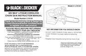 BLACK&DECKER LCS120 Manual De Instrucciones