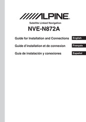 Alpine NVE-N872A Guía De Instalación Y Conexiones