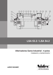 Nidec Leroy-Somer Industrial LSA 54.2 Manual Del Usuario