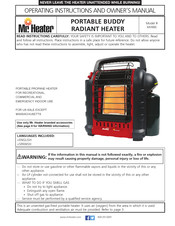 Mr. Heater MH9BX Manual Del Usuario