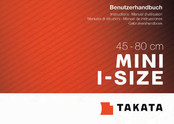 TAKATA MINI I-SIZE Manual De Instrucciones